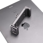 Full Metal Tablet Tripod Holder – Compatible with iPad mini, Air, Pro | 1/4" Screw & ARCA Dovetail Mounts | Universal Tablet Clamp Adapter