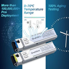 5 Pairs 1.25G BIDI SFP Single Mode Fiber Module Network Transceiver, LX SM 1310nm 1550nm 20km, Simplex LC Interface for Switch, Router, Firewall, Network Card, Media Converter etc
