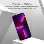 Belkin iPhone 14 Plus, iPhone 13 Pro Max Screen Protector TemperedGlass, AntiMicrobial-Treated, Easy Application Bubble Free with Included Guide Stickers