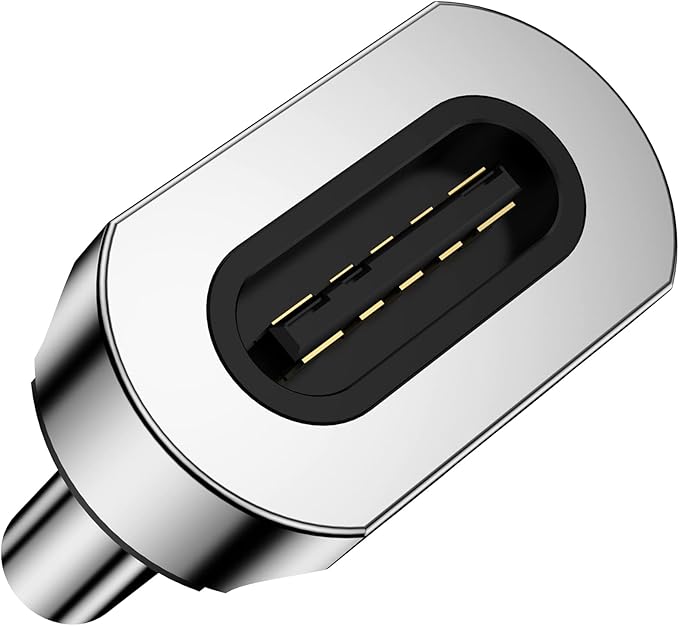 Magnetic Connector Tips Head for USB-C Android Devices (4 Pack), only Compatible 5A Magnetic Charging Cable or Magnetic Adapter