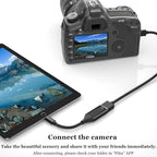 IVSHOWCO Camera Adapter for iPhone, iPad to USB OTG Cable Adapter, Supports USB Flash Drive, Card Reader, Mouse, Keyboard, MIDI