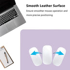 PU Leather Desk Pad Protector Gaming Mouse Pad Non Slip Desk Mat for Keyboard and Mouse Waterproof Desk Writing Pad for Office and Home Desk Accessories(Purple, 35.4 * 17.7)