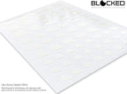 Stackable Webcam/Camera Vinyl Covers | 57 Tabbed Low-Tack Restickable Webcam Sticker | Multiple Sizes | White 57-Pack Tabbed (Ultra Glossy)