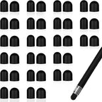 30PCS Rubber Tips for Stylus Pens, 2 Size 0.2'' & 0.28'' Replacement Nibs for Touch Screen Pen & No Scratches Soft Sensitivity Stylus Ends Replacement Tips for Stylus Pens