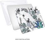 Mektron for MacBook Air 13 Case A1466/A1369 (2010-2017 Release), Snap-on Plastic Hard Shell Cover for MacBook Air 13.3 inch with Keyboard Cover, Retro Florals
