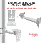 L-Shape Dome Camera Bracket, Wall Ceiling Mount for Security Dome Cameras, Wall Mount,Corner (Vertical Pole Bracket+Hoop 7.8 in )