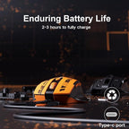 Wireless Mouse,Upgraded 2.4GHz Rechargeable (Battery Level Visible) Ergonomic Computer Mouse,4 Levels DPI, Wireless Mice for Laptop Computer(Yellow)