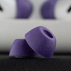 Comply TrueGrip MAX | Premium Memory Foam Replacement Earbud Tips for Apple AirPods Pro 1 & 2 | Long Lasting Comfort, MAX Durability, Secure Fit, Superior Noise Isolation| Purple (Large) (3 Pairs)
