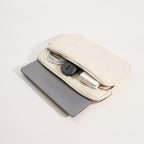 Laptop Sleeve Bag 15 Inch Compatible with MacBook Air 15, MacBook Pro 15 A1990 A1707, Surface Laptop 15, New Dell XPS 15 Color Cream