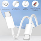 Fast iPhone 16 15 Charger,Dual Port USB C Charger Fast Charging Block,2Pack Quick USB C Apple Wall Power Adapter,6FT USBC to C Cable for iPhone 16 Pro Max/16 Pro/16 Plus/16e/15 Pro Max/15 Pro/iPad Pro