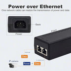 Gigabit PoE+ Injector Adapter - 30W 48V Power Over Ethernet Plus - 10/100/1000Mbps, IEEE 802.3af/at Compliant - Up to 100 M (328 ft) Range, by ThePoEstore
