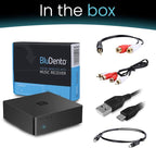 B1 Bluetooth Stereo Receiver,aptx LL, Hi-Fi V5.1 Audio Receiver, TI DAC for Analog Stereo RCA Output with Long Range, Digital Coaxial and Optical Output with NFC