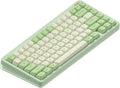 nuphy Halo75 V2 Mechancial Gaming Kyeboard,75% Wireless Hot Swappable Bluetooth Keyboard,83 Kyes RGB Backlit Keyboard,Support Bluetooth/2.4GHz/USB-C (Green, Raspberry (46gf))