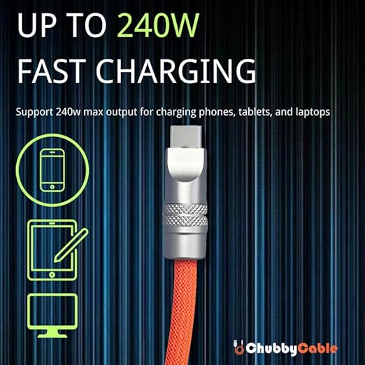 chubbycable Colorblock Chubby - Spring Braided Silicone Charge Cable Coiled USB C Cable Fast Charging Type C Charger Cord for Car, Purple+Pink, USB-A to Type-C, 2.29FT-3.6FT