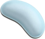 Dapesuom Mouse Wrist Rest, Ergonomic Memory Foam Mouse Wrist for Computer Desk Mats Support, Hand Rest Pad Cushion for Gaming, Office, Laptop, Men, Women, Pain Relief & Easy Typing, Sky Blue