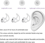 Silicone Ear Tips Replacement Earbud Tips Compatible with Bose Quietcomfort and Sport Headphone Ear Bud Tips Earbud Covers Large 3 Pairs