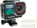 SHOOT Waterproof Housing Case for Insta 360 Ace Pro Diving Protective Underwater Shell with Quick Release Bracket & Thumbscrew Accessories