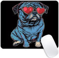 Square Mouse Pad Cool Dog with Sunglasses-1,Gaming Mouse Pads for Desk,Soft Computer Waterproof Non-Slip Mouse Mat