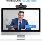 EMEET 1080P Webcam with Microphone, C960 Web Camera, 2 Mics Streaming Webcam, 90°FOV Computer Camera, Plug and Play USB Web Cam for Online Calling/Conferencing, Zoom/Teams/Facetime/YouTube, Laptop/PC