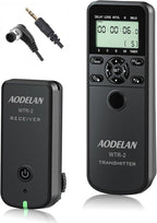 Wireless Shutter Camera Remote Intervalometer Timer Compatible with Nikon D3, D4, D4s, D5, D6, D800, D850, D810, D700, D500, D300, D200, F6, F100, F5, F90, N90s, D1X, D2H; Replaces Nikon MC-30A