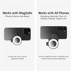 ShiftCam SnapStand Selfie – Magnetic Selfie Stick & Tripod – Compact, Foldable & Extendable with Tilt Head and Magnetic Bluetooth Remote (Midnight, SnapStand Selfie)