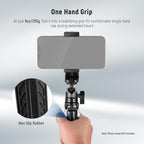 NEEWER Mini Desk Tripod, Metal Table Top Small Portable Travel Selfie Stick Stand with 360° Ball Head & 1/4" Screw for Camera Mobile Phone Holder Action Cam, Cleaning Cloth, Max Load 6.6 lbs, TP29