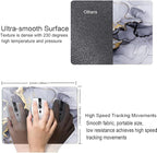 Mouse Pad, Cute Personalized Mouse Pads with Marble Design, Square Washable Cloth Mouse Mat, Gaming Office Home Non-Slip Rubber Base Computer Mousepad, Black Grey Gold Marble