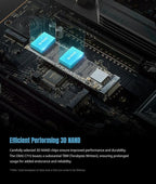 KLEVV CRAS C715 512GB M.2 2280 NVMe PCIe Gen3x4 Laptop & Desktop, up to 3200MB/s (K512GM2SP0-C7T)