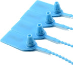 1000 Numbered Plastic Tamper Seals, Zip Ties for Fire Extinguishers Pull Tite Security Tags Numbered Disposable Self-Locking Signage Tie 250mm Length (1000 PCS, Light Blue)
