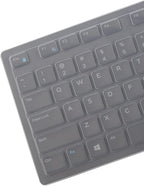 Keyboard Cover Skin for Dell KM636 KB216 KB216t KB216d KB216p Wired & Wireless Keyboard, Dell Optiplex 5250 3050 3240 5460 7450 7050, Dell Inspiron Desktop 24" 27" 5400 5490 7700 7790 3475 3670 3477