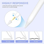 Stylus Pen for iPad 2018-2023 with Palm Rejection, Active Pencil for iPad 10th/9th/8th/7th/6th Generation, for iPad Pro 11/12.9 inch, for iPad Air 5th/4th/3th, for iPad Mini 6th/5th Gen(Sky Grey)