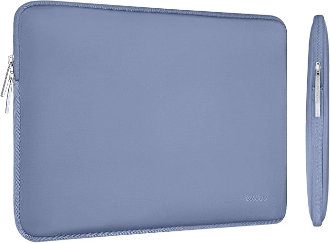 MOSISO Laptop Case 13 inch, 13 inch Laptop Sleeve Bag Compatible with MacBook Air 13 M4 M3 M2 M1 2025-2018 / Pro 13 M2 M1 2025-2016, Neoprene Computer Sleeve Bag with Small Case, Pastel Blue