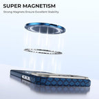 BENKS ArmorPop Magnetic Phone Grip & Stand for MagSafe, 360° Rotation Adjustable Phone Ring Holder for iPhone 17/16/15/14/13/12 Series, Durable Kevlar Design