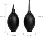 Silicone Soft Tip Manual Air Blower,Dust Cleaner for DSLR,Camera Lens,Camera Sensor,LCD,Keyboard,Watch,Coffee Machine,Cleaning Air Blower (Long+Short Nozzle)