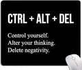 Hokafenle Mouse Pad, Motivational Mouse Pad Inspirational Quotes, Mouse Mat Square Waterproof Mouse Pads, Non-Slip Rubber Base MousePads for Office Laptop