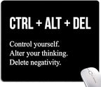 Hokafenle Mouse Pad, Motivational Mouse Pad Inspirational Quotes, Mouse Mat Square Waterproof Mouse Pads, Non-Slip Rubber Base MousePads for Office Laptop