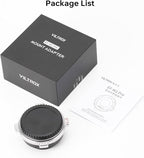 VILTROX EF-M1 Pro Lens Adapter, Auto Focus Ring Mount Adapter Lens Converter with Security Lock Compatible with Canon EOS EF/EF-S Lens to M4/3 MFT GH4 GH5 GF6 GX7 E-M5 E-M10II E-PL5 Cameras