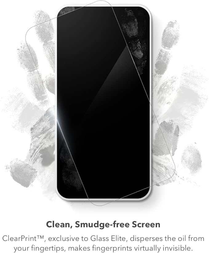 ZAGG Invisible Shield Glass Elite Anti-Glare Screen Protector for Apple iPhone 14 Pro - 5X Shatter Protection, Anti-Fingerprint Technology, Easy to Install