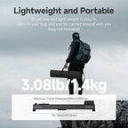 Accsoon Toprig 16inch/40cm Motorized Camera Slider, Button/APP Control Dolly Rail Slider, Speed Adjust/Time-Lapse/120° Panoramic Shooting/Loop Mode, Compatible with DSLR Camera, Gopro, Camcorder (S40)