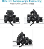Proaim Cambird Pro 4-in-1 Gear. 6ft Video Camera Slider. Portable Mini Jib. Tower. Hi-hat .Vertical Payload - 10kg / 22lb. Horizontal Payload: 12kg / 26lb. (SL-CBPR-01)