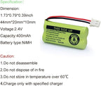 GEILIENERGY BT162342 BT262342 Battery Compatible with BT183342 BT283342 BT166342 BT266342 Vtech CS6114 CS6419 CS6719 with AT&T EL52300 CL80112 CS6719-2 Cordless Handsets (Pack of 4)