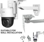 L-Shape Dome Camera Bracket, Wall Ceiling Mount for Security Dome Cameras, (Wall Mount Bracket)