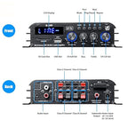 4.1 Channel Bluetooth 5.0 Mini Audio Amplifier Receiver, 4×50 W + Active Subwoofer SUB Jack Output – Hi‑Fi Car & Home Amplifier for Speaker