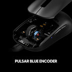 Pulsar Gaming Gears X2 Wired Gaming Mouse, Ultra Lightweight, Optical Switch, 26000 DPI, Motion Sync, PAW3395 Sensor (Medium, Wired, White)