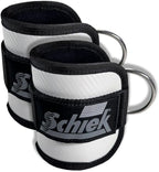 Schiek Sports 1707 Ankle Cuffs - Ideal for Glute Kickbacks and Cable Machine Workouts - Durable and Built To Last