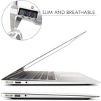 Allinside Gray Ombre Keyboard Cover Skin for MacBook Pro 13" 15" 17" (2015 or Older Version), MacBook Air 13" A1369/A1466, Older iMac Wireless Keyboard MC184LL/B