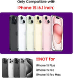 Magnetic for iPhone 15 Case [Compatible with MagSafe][Built-in Camera Lens Protector] Slim Soft Silicone Bumper Shockproof Metallic Shine Phone Case (Rose Gold)