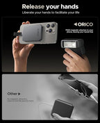 ORICO 2TB Magnetic Portable SSD, Aluminum Alloy, 4K 120 fps ProRes HDR Record and Store, Up to 2000MB/s, External Solid State Drive, Compatible with iPhone 16 Pro Max, Tablet, Computer - K20