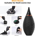 K&F CONCEPT Soft Tip Strong Air Blower, Single Air Intake Camera Lens Blower with Short Nozzle, for Digital SLR Lens Sensor LCD Screens Musical Instruments Keyboards Telescope Filters