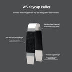 MELETRIX WS Keycap Puller, Metal Keycap Remover Key Cap Removal Tool for Mechanical Keyboard Removing Fixing Tools 1U Size (S)